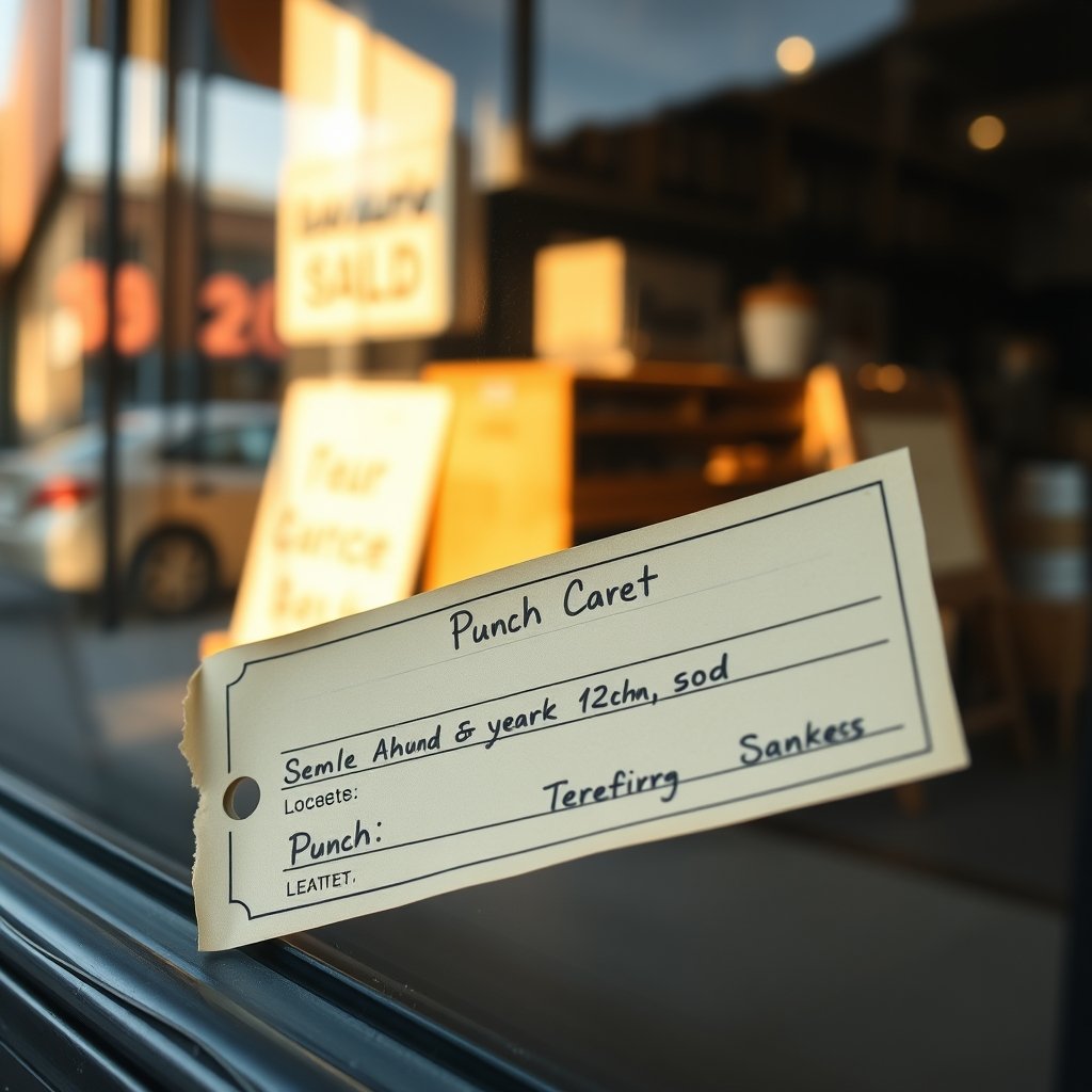 Empty storefront — customer hasn't come back